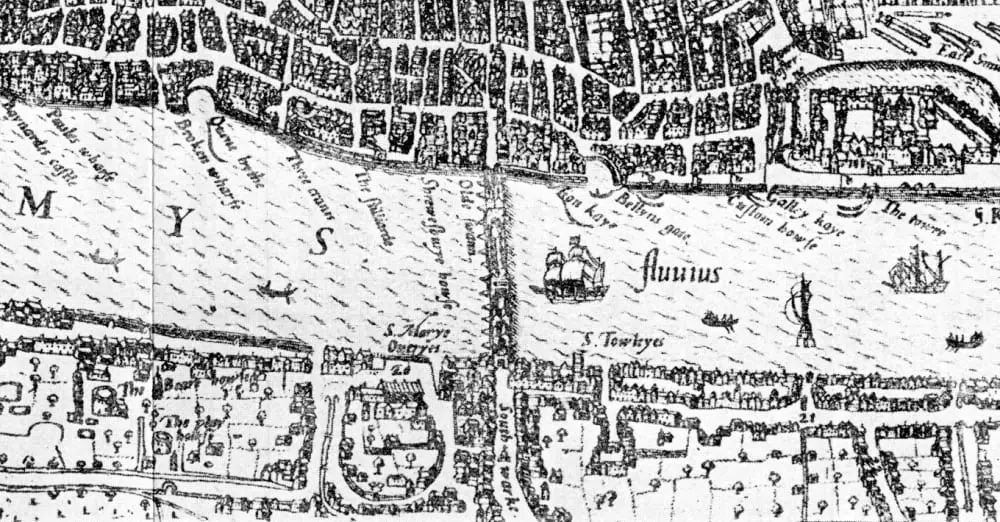 Southwark - Tudor London location of the Stews