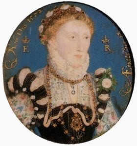 Nicholas Hilliard Miniature of Elizabeth I