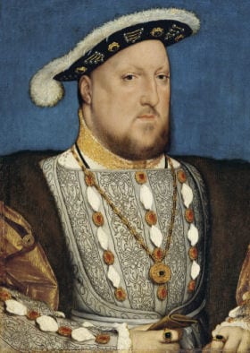 King Henry VIII, head of Tudor Society